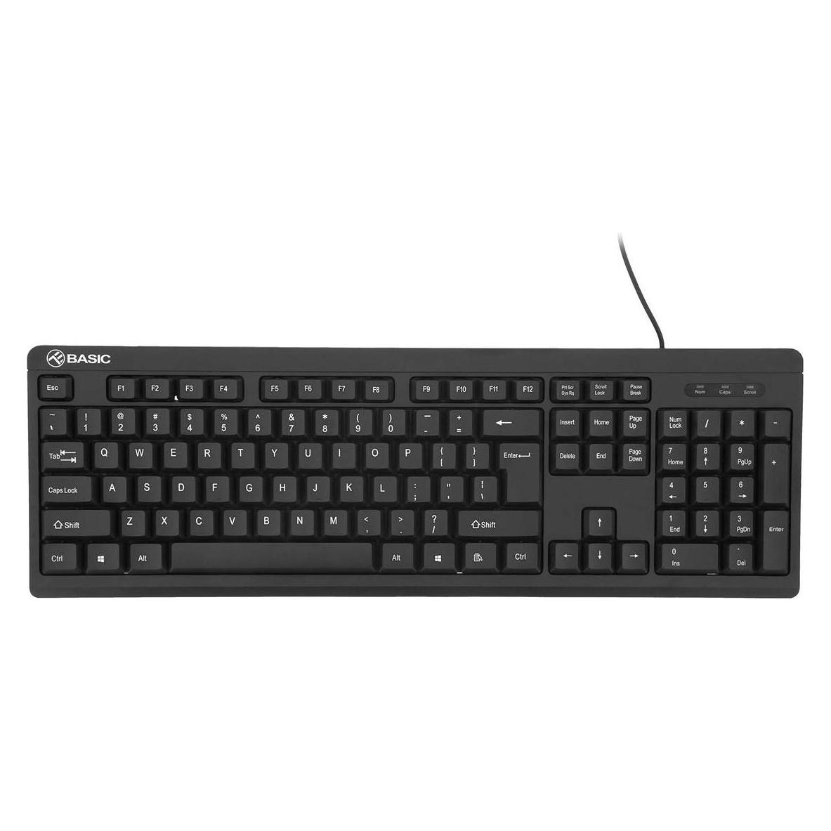Tellur Basic Wired Keyboard US, USB (US, Kabelgebunden) (TLL491031)