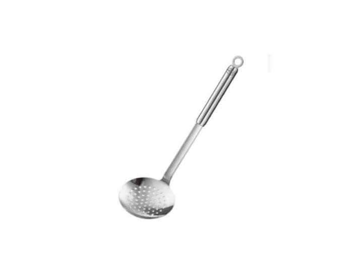 RÖSLE Schaumlöffel flach grob gelocht, Edelstahl 18/10