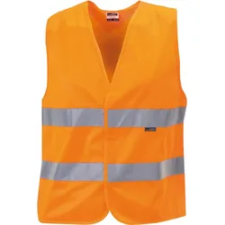 James & Nicholson Unisex Warnweste Warnschutz-Weste JN200 neon orange one size
