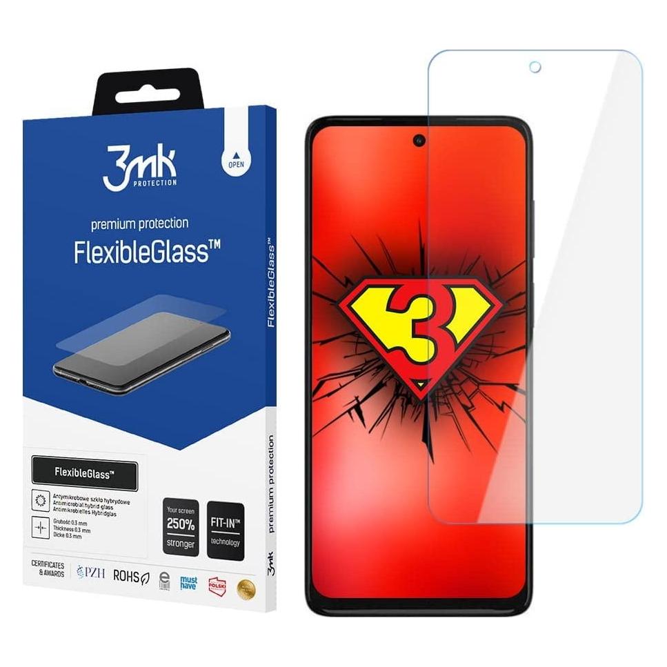 3MK FlexibleGlass Motorola Moto G62 5G Szklo Hybrydowe (1 Stk., Motorola Moto G62 5G) (5903108484985)