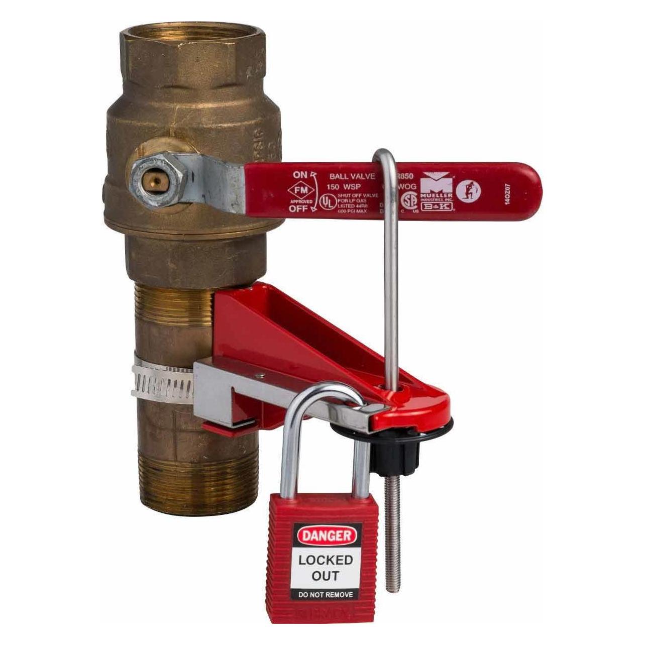 Brady Standard Sicherheitsschloss mit Stahlbügel, Gelb, 38mm Bügelhöhe, 6,5mm Bügeldurchmesser (Ke (051346)