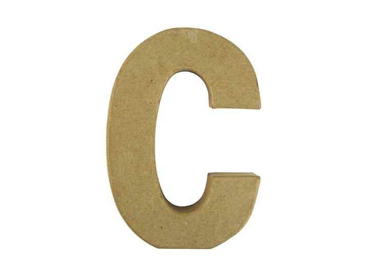Rayher Pappmaché-Buchstabe C 15 × 10.5 × 3 cm