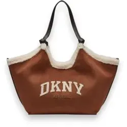 DKNY für Damen. R63ACE49 Braune Paula Md Tote Tasche (OSFA), Lässig, Polyurethan
