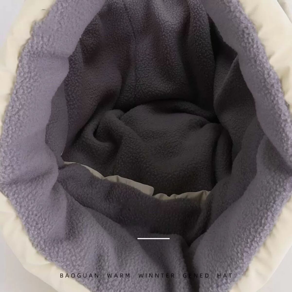 INF Cagoule d'hiver avec masque facial et cache-cou - Compatible avec les casques de vélo Gris foncé
