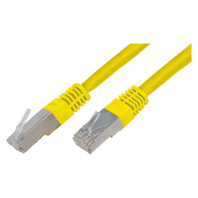 Neutral KAT6 Patchkabel, S/FTP, LSOH, gelb (S/FTP, CAT6, 10 m) (PKN-STP-KAT6 10.0 GE)