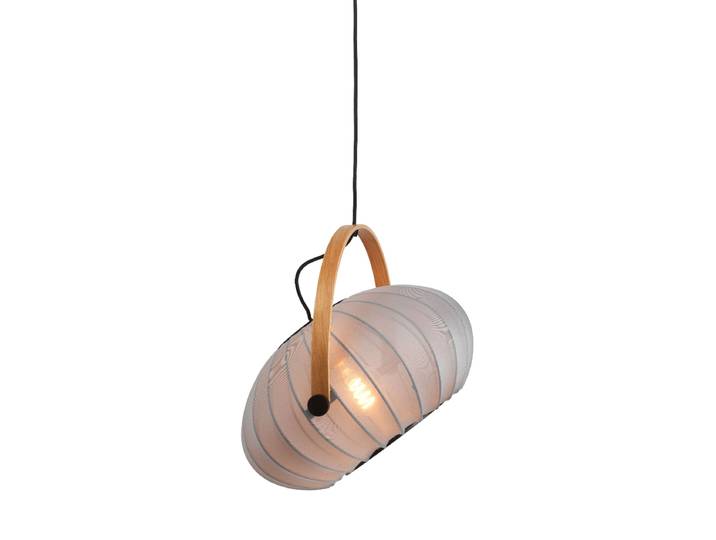 Design Pendellampe DC Textile Grau Halo Design