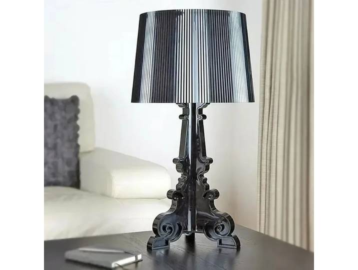 Moderne créatif blanc Baroque fantôme LED lampe de bureau Simple personnalisé chambre tête de lit étude salon Transparent lampadaire