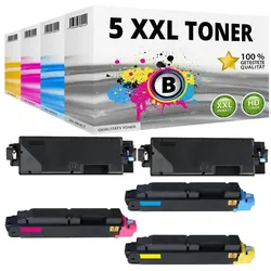 Druckfuxx, Toner, 5x XXL TONER PATRONE für Kyocera TK-5270 ECOSYS M 6230 cidn M6630 cidn