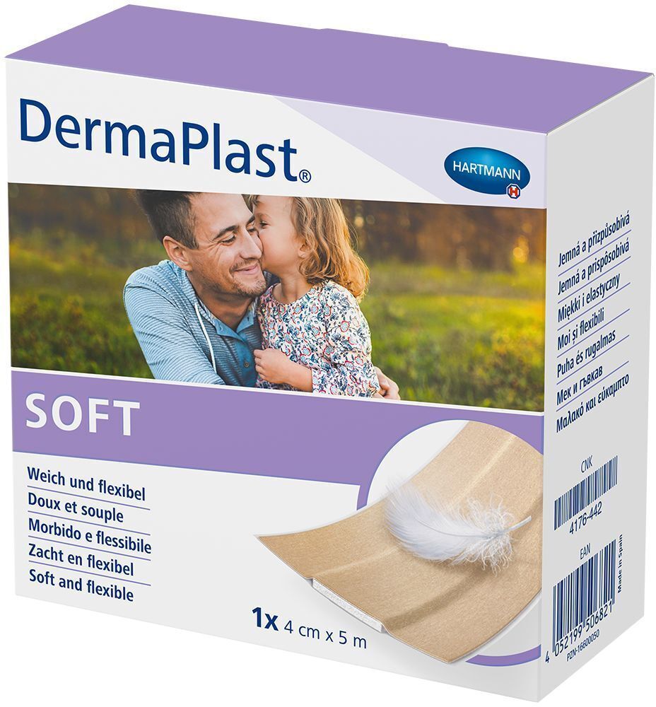 Dermaplast Soft Pflaster 4 cmx5 m 1 St