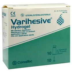 Varihesive Hydrogel mit Applikator 10X15 g