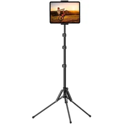 Lamicall Tablet Stativ Halterung – Tablet Ständer höhenverstellbar Aluminium Halterung für Videotelefonie und Streaming