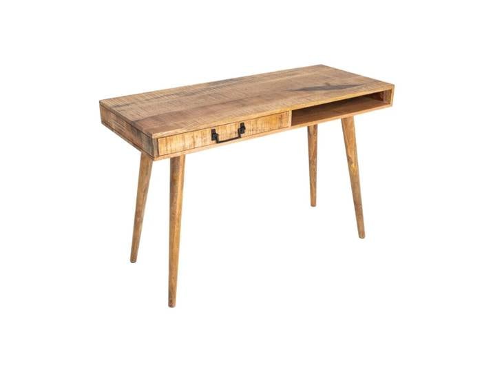 Bureau 1 tiroir, 1 niche en manguier massif 120cm