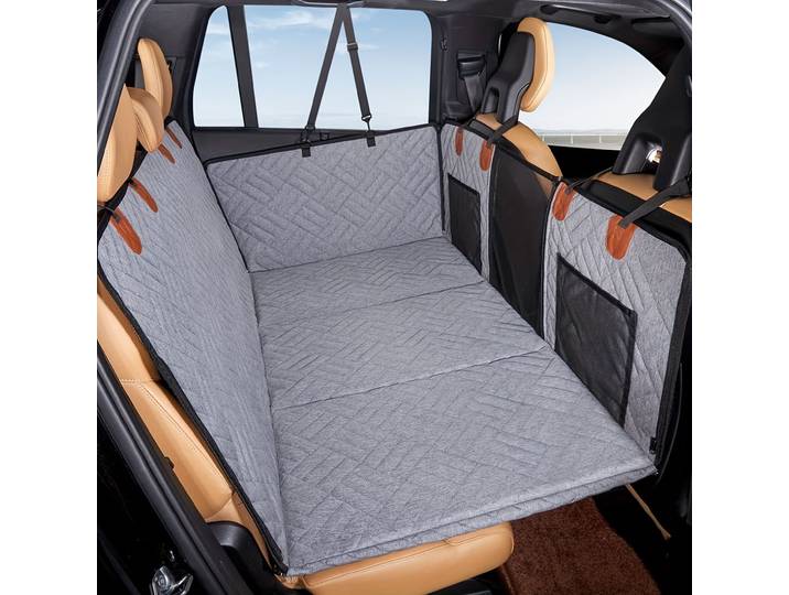 Housse de siège de voiture pour animaux de compagnie, housse de siège imperméable pour animaux, hamac anti-rayures, antidérapant, durable et doux, housses de siège arrière pour animaux.