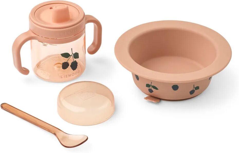 Liewood Set repas Becket Berry/Pale Tuscany taille unique