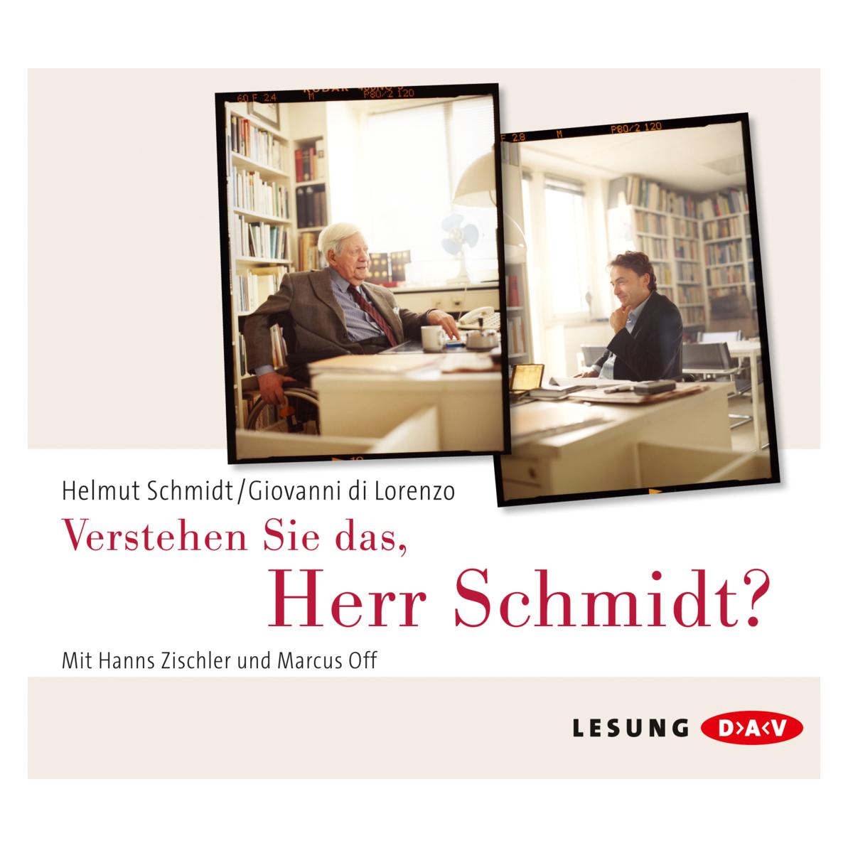 Tonpool Verstehen Sie Das,Herr Schmid (Giovanni di Lorenzo, Helmut Schmidt, Deutsch) (40474723)
