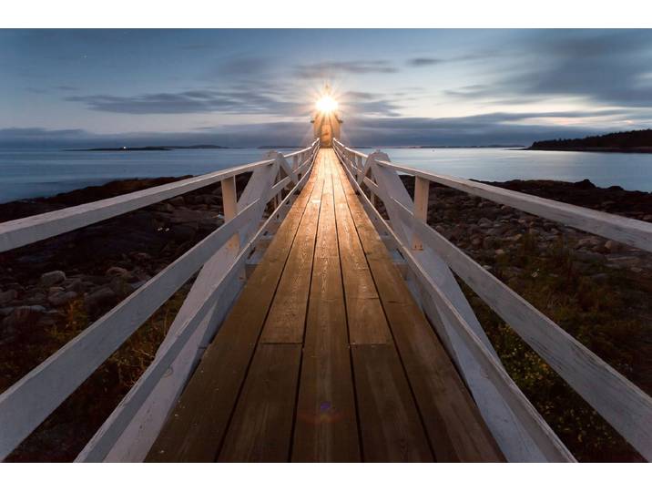 Papermoon Steg im Meer