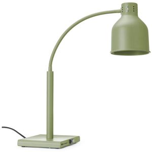 Hendi Wärmebrücke 273746, Flexible Wärmelampe, Infrarot-Heizröhre, Metall, 250 Watt, grün