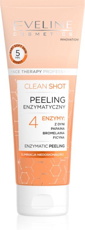 Eveline Cosmetics Clean Shot 4 Enzymes enzymatic scrub to treat skin imperfections 75 ml