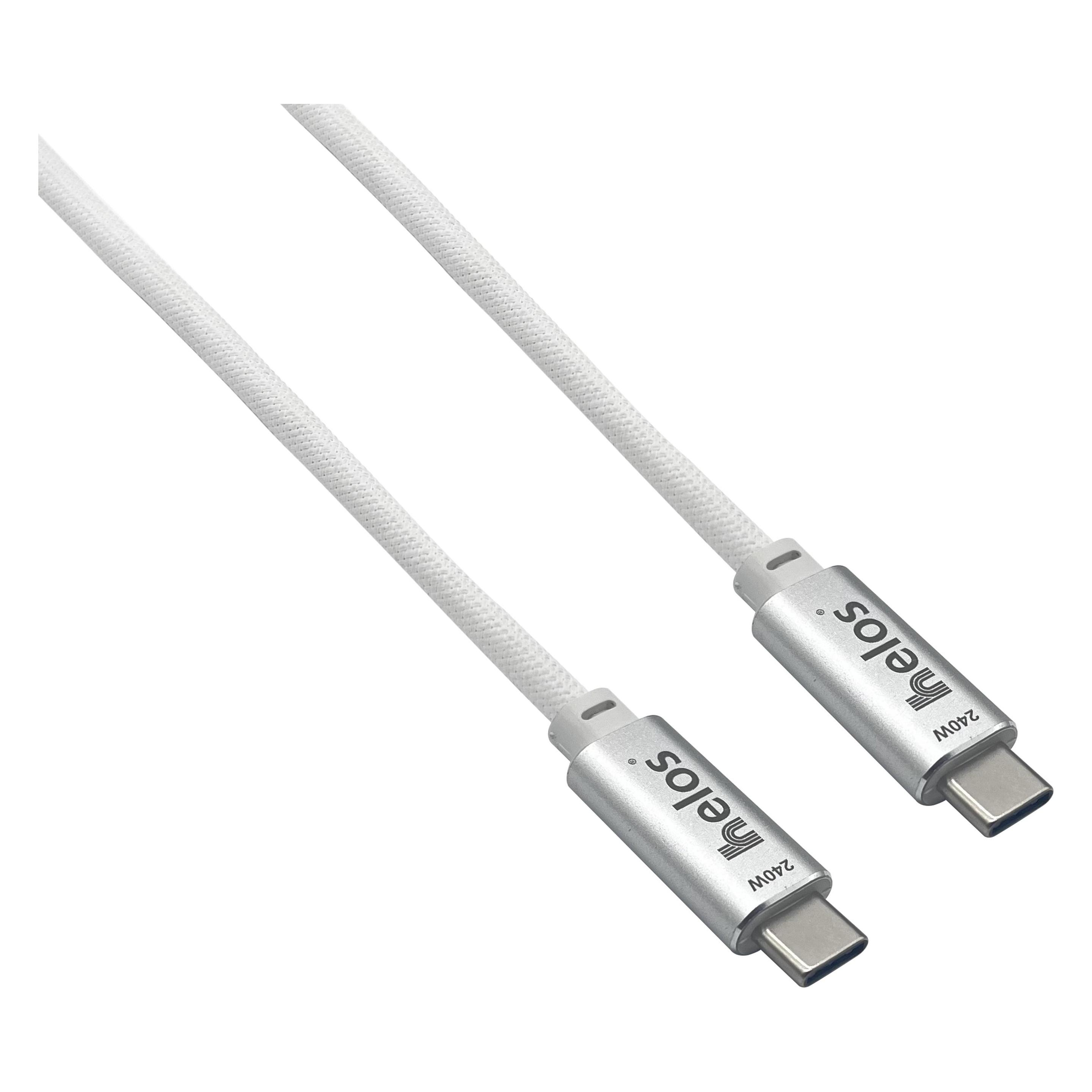 Helos USB C - USB C (2 m, Thunderbolt 3, USB 2.0, USB 4, 240 W) (372343)