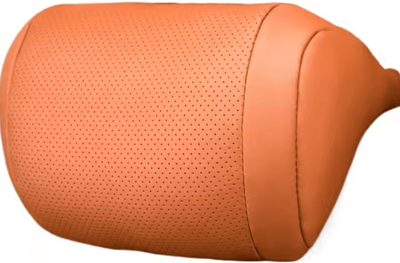 Inspire Curations CloudLuxe Nappa Leather Car Neck Support Pillow d