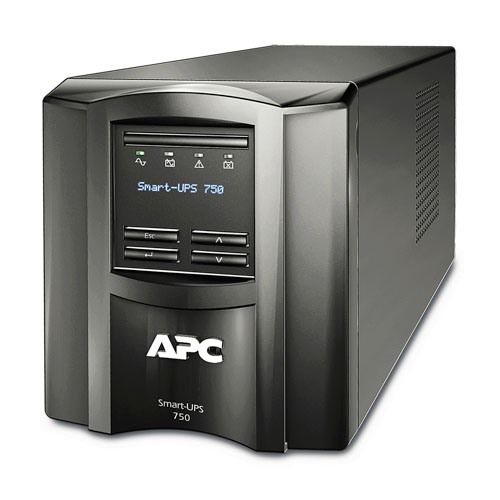APC Smart UPS SMT750IC, 750VA, 6x C13, AVR, Display, SmartConnect + Slot, Überspannungsschutz