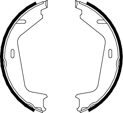 Triscan Bremsbackensatz, Feststellbremse 8100 27578 Für Volvo