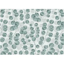 CoverYourDesk, Unterlage, Schreibtischunterlage Eucalyptus Muster