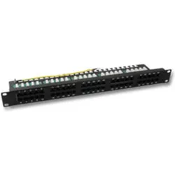 EFB Elektronik 37595SW.2 1U Patch Panel, Server Zubehör, Schwarz