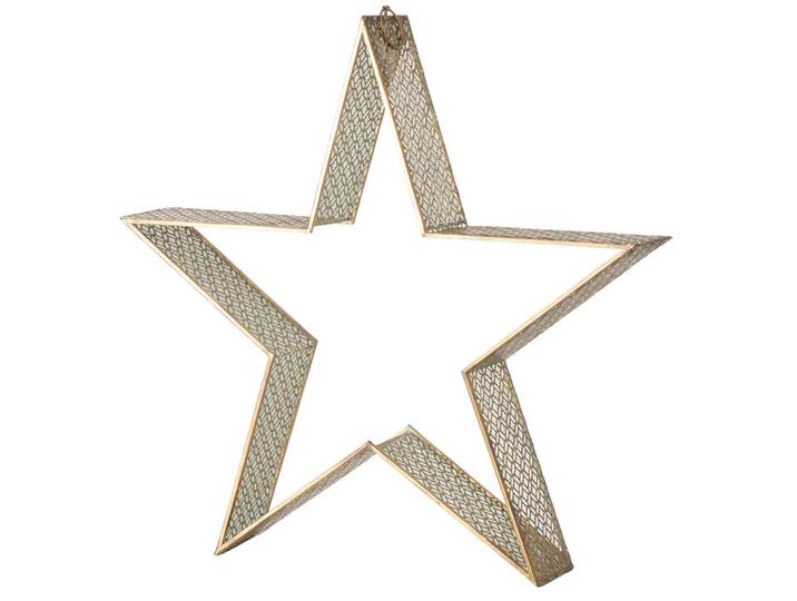 Dekostern, Goldfarben, Metall, Stern, Stern, 16.5x93x90.5 cm, zum Stellen, Dekoration, Weihnachtsdekoration, Winterdeko