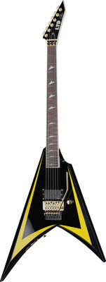 ESP LTD Alexi Laiho Arrowhead Noir avec bandes jaunes