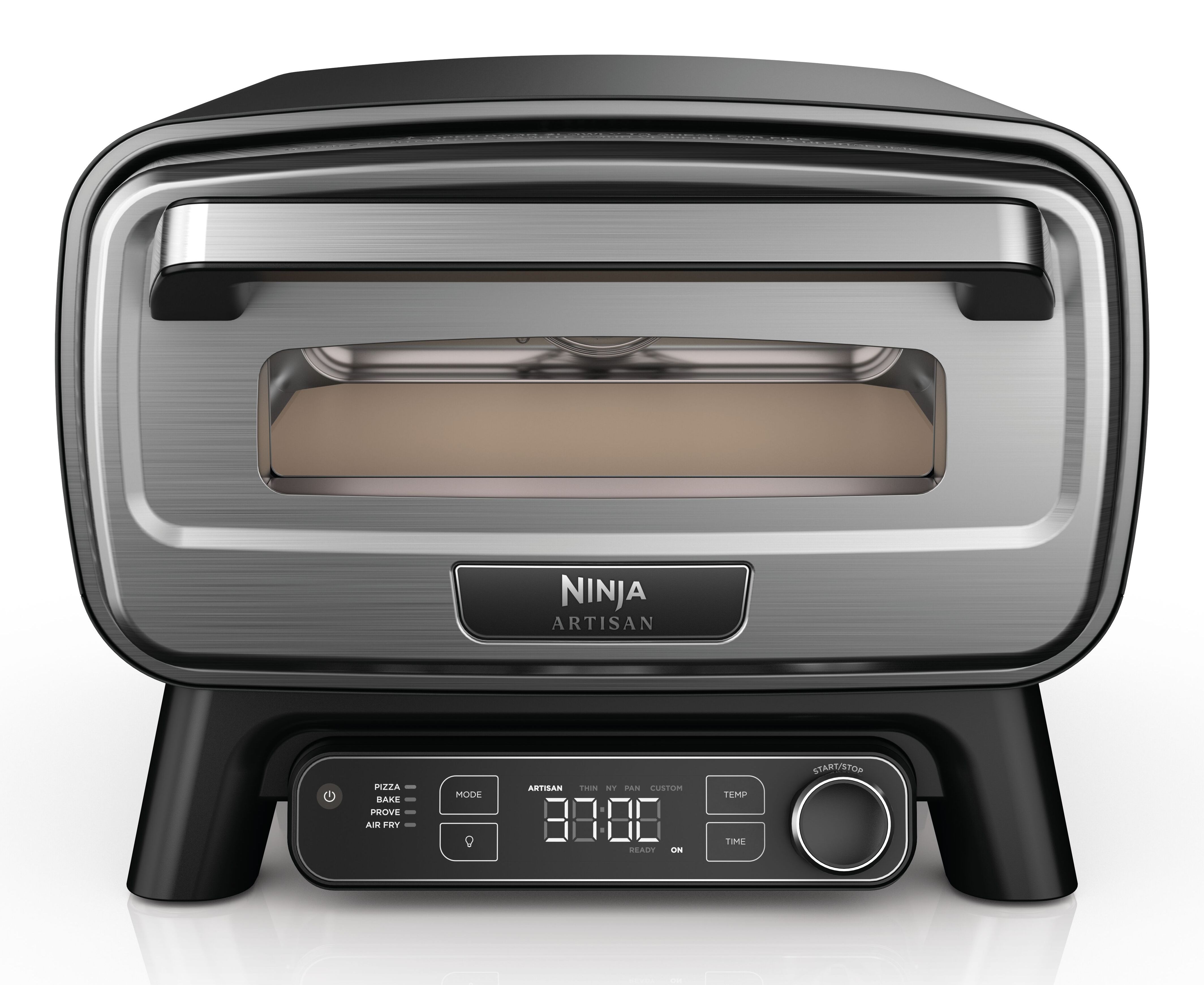 Ninja MO201EU Artisan Outdoor Elektro Pizzaofen Minibackofen 1760 W (Edelstahl, Stahl)