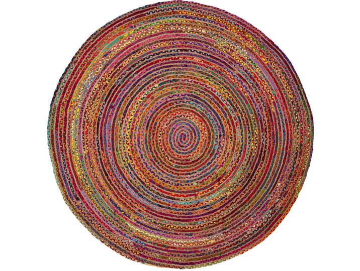Tapis côtier en jute rouge/multicolore, 183 cm
