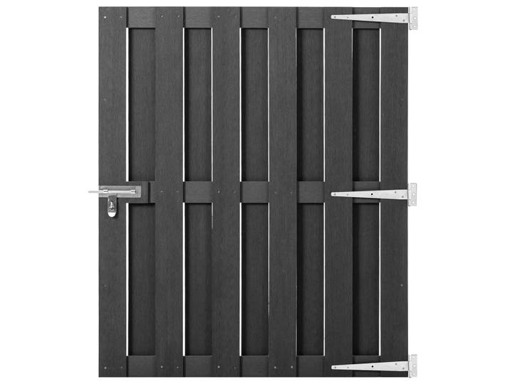 vidaXL Gartentor WPC 100x112 cm Grau
