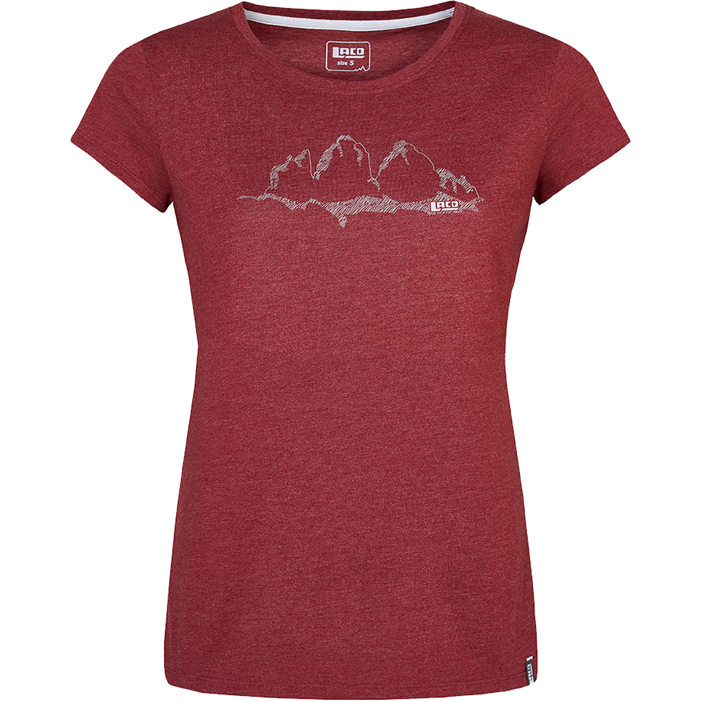 LACD Bellavista Damen T-Shirts rot Größe S Lifestyle | Sportklettern Hautfreundlich