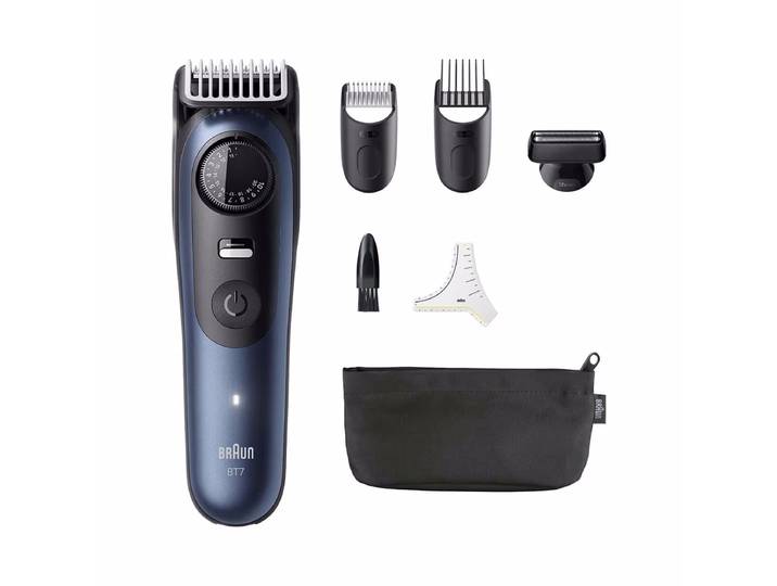 Braun Series 7 Beard Trimmer BT7520 Bartschneider – Trimmer/Barttrimmer/Bartschneider – schwarz / blau