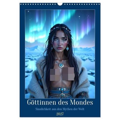 Göttinnen des Mondes (Wandkalender 2027 DIN A3 hoch), CALVENDO Monatskalender