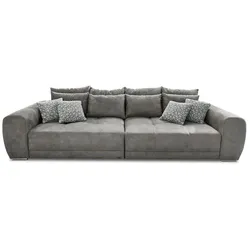 Bigsofa Moldau Mikrofaser Grau