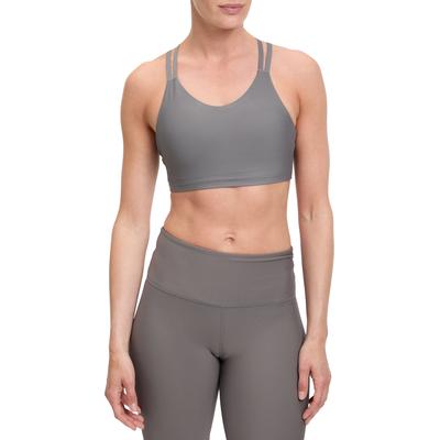 Sport-BH ENERGETICS "DA.-SPORT-BH OLORA W", Damen, Gr. L, N-Gr, grau (anthrazit), Obermaterial: 84% Polyester, 16% Elasthan, BHs Sport-BH, für Training und sportliche Aktivitäten geeignet, sportlicher Stil