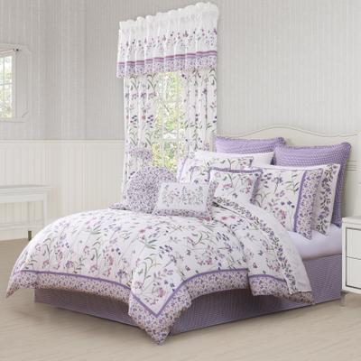 Nola 4 Piece Comforter Set by Royal Court in Lilac (Size CALKNG)