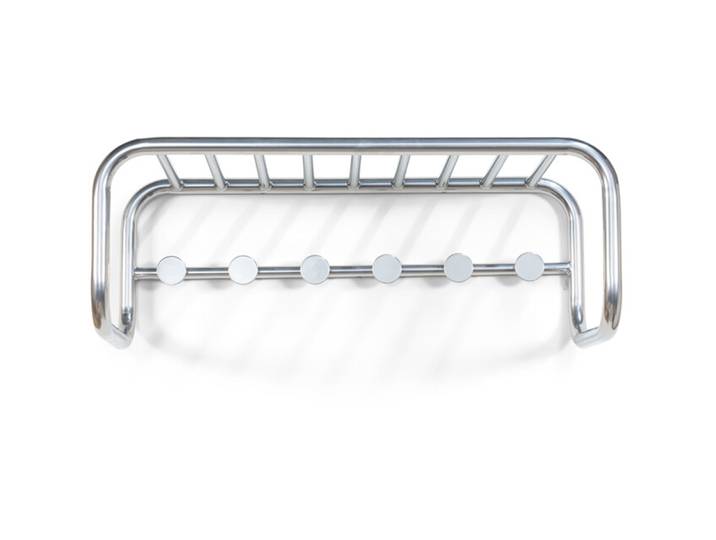 Spinder Design Garderobenleiste Balder chrome Stahl H 24.8 cm 6 - Garderobenleiste