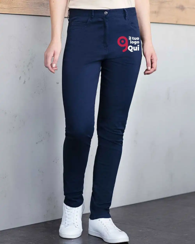 Pantaloni Donna 5 Tasche Modern-Fit Personalizzate o neutre Karlowsky