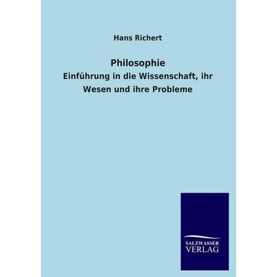 Philosophie, Taschenbuch von Hans Richert, Salzwasser, 978-3-8460-2924-4