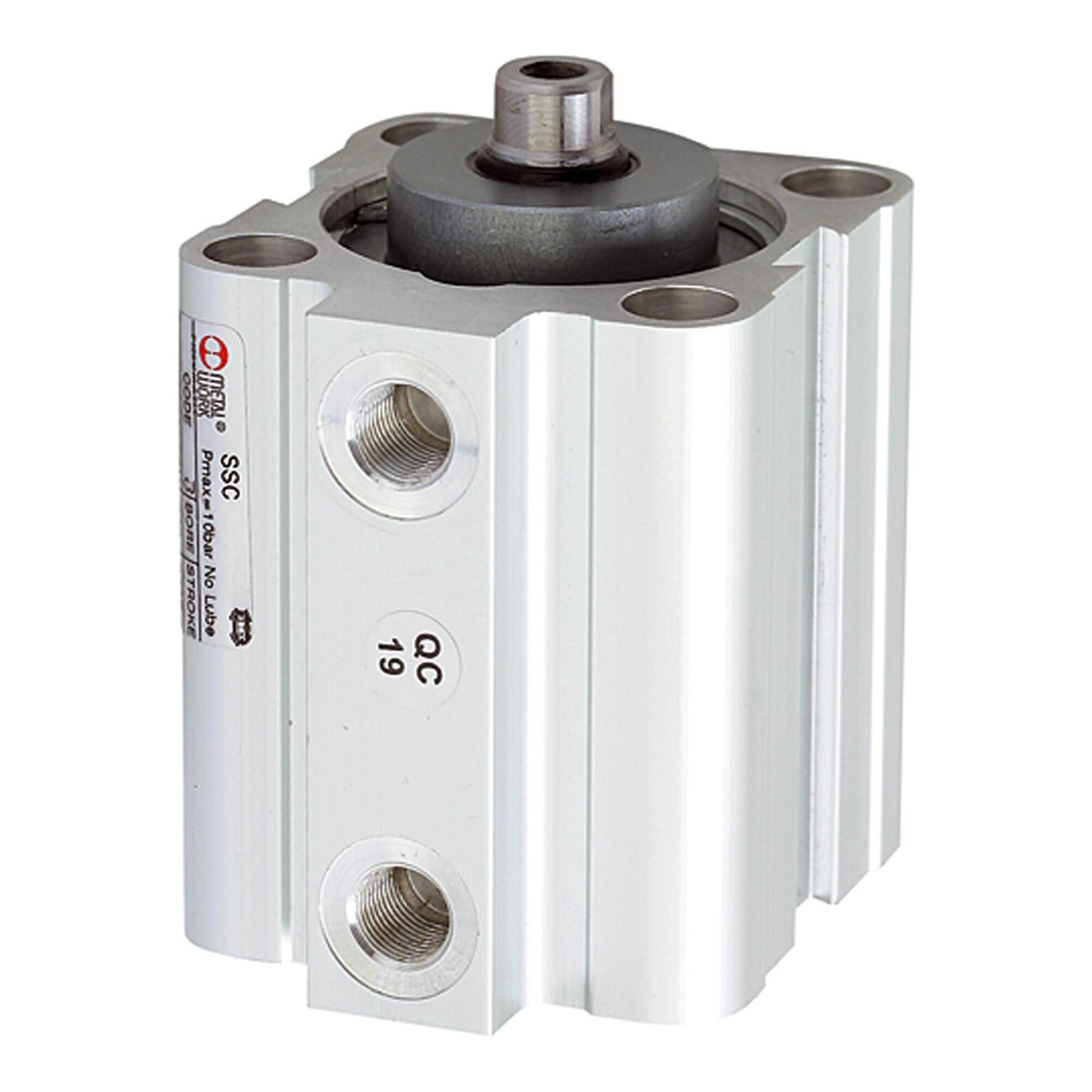 Riegler Kurzhubzylinder, einfachwirk., Magnet, Kolben-Ã˜ 40, Hub 10, G 1/8 (3.EMF.40010)