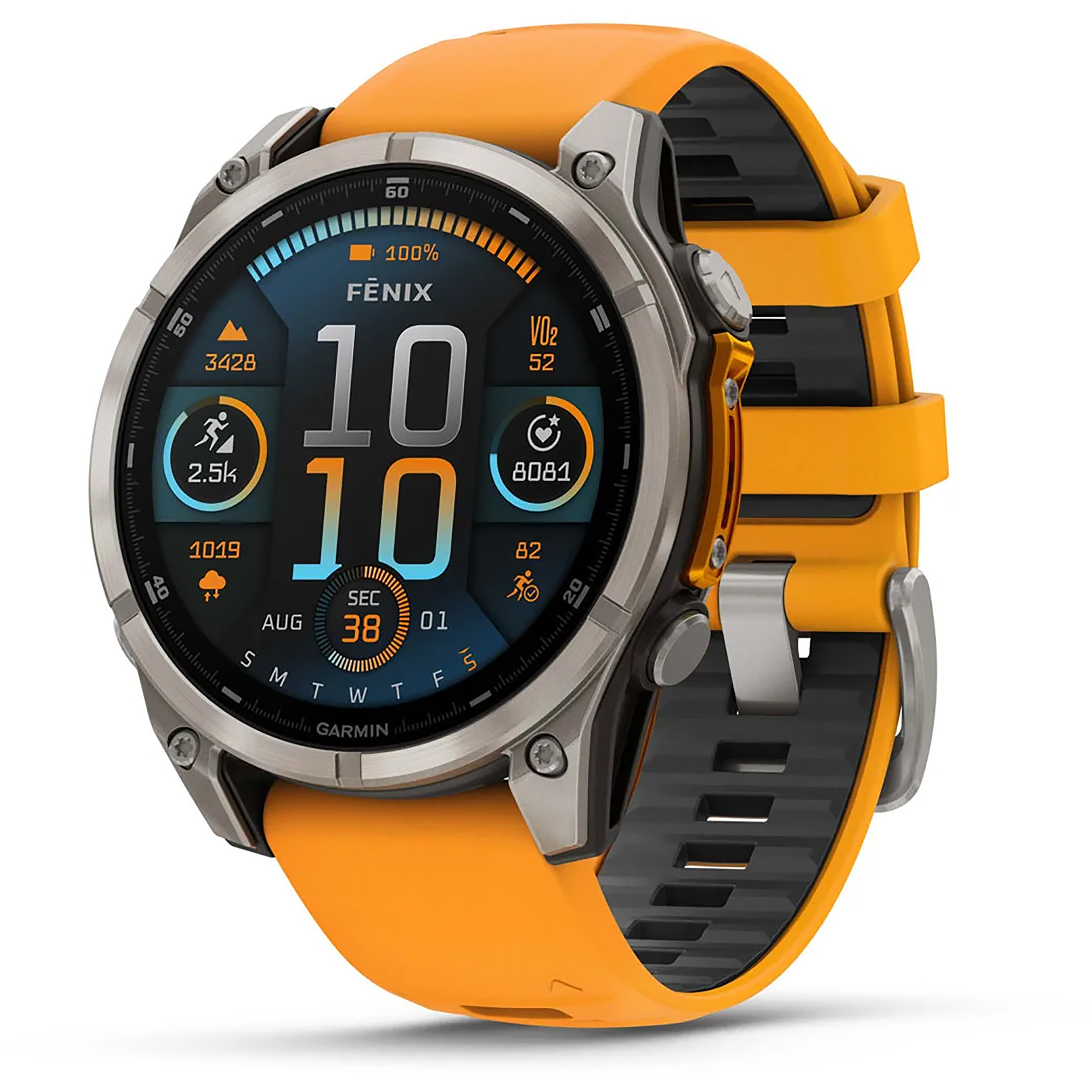Garmin Fēnix 8 Amoled Sapphire GPS Uhr GPS Uhren grau Größe 47mm Camping