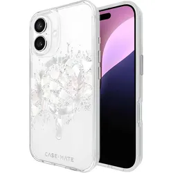 Case-Mate Hülle für iPhone 16 MagSafe Modell Karat (Apple iPhone 16), Smartphone Hülle, Transparent