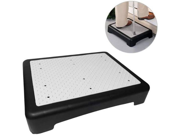 marchepied - marchepied portable - repose-pieds antidérapant - 43 × 33 × 9 cm - convient à une utilisation intérieure et extérieure