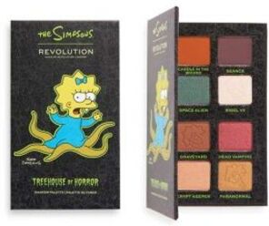 Makeup Revolution Mini Paleta Sombras Alien Maggie x The Simpsons 6 gr