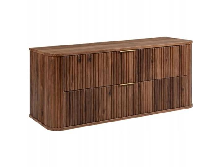 RODAN Schrank Eiche Walnuss Möbelstück Bastelplatte 120,4 x 51,7 x 41,5 cm Moderne Möbel, Bastelregal
