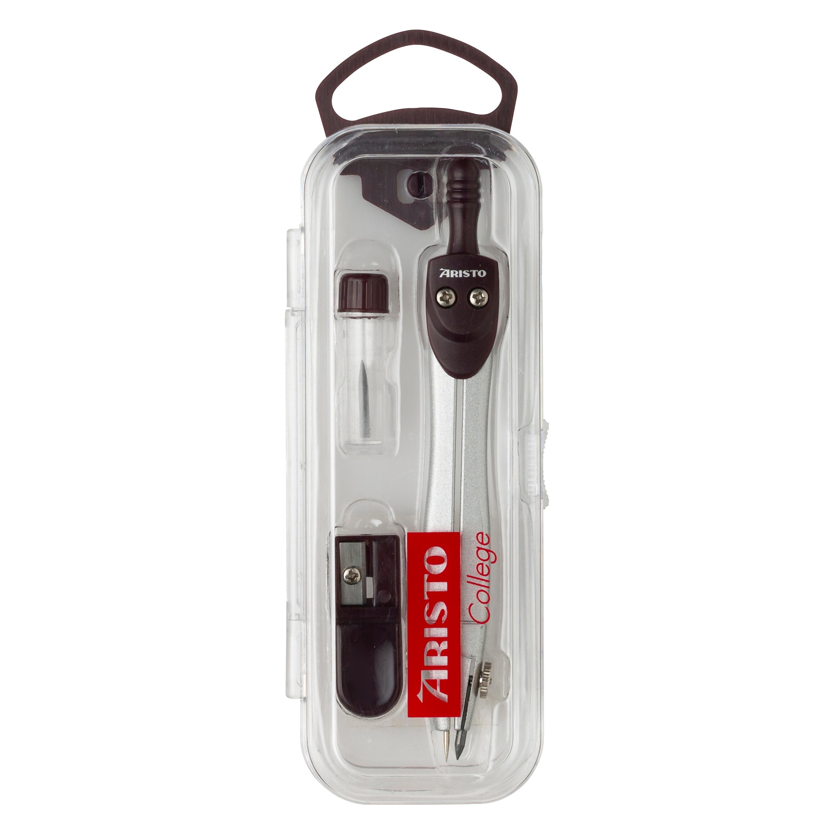 Aristo Einsatzzirkel Geocollege max. 240mm Länge: 115mm silber (AR55035)