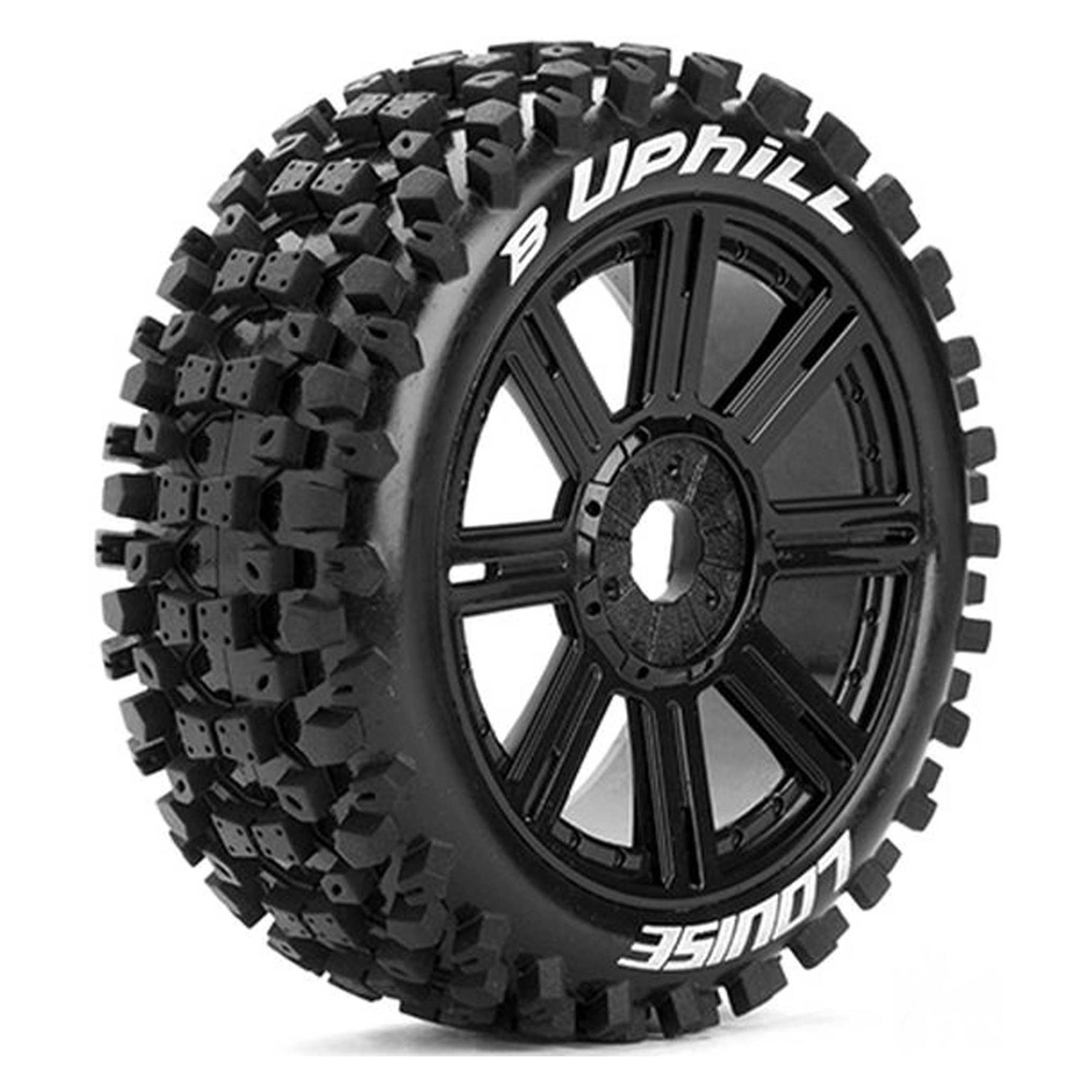 Louise B-Uphill Reifen soft auf Felge schwarz 17mm (2) (LOUT3271SB)